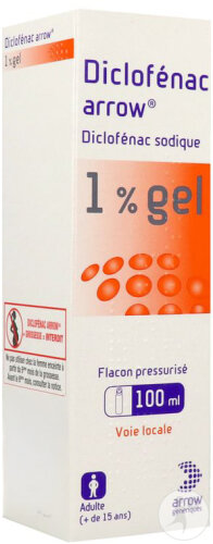Arrow Diclofénac 1% Gel 100ml