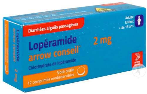 Arrow Lopéramide Conseil 2mg 12 Comprimés Orodispersibles