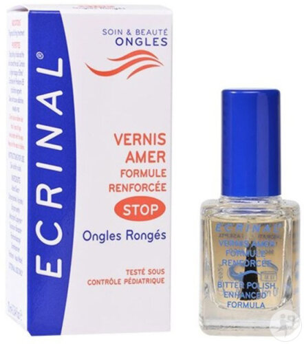 Asepta Ecrinal Ongle Vernis Amer Ongles Rongés 10ml