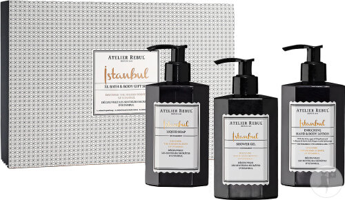 Atelier Rebul Coffret Cadeau XL Bain & Corps Istanbul 3 Produits