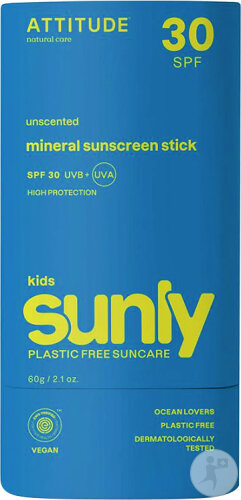 Attitude Bâton Solaire Minéral Pour Bébés Et Enfants Sans Parfum IP30 60g