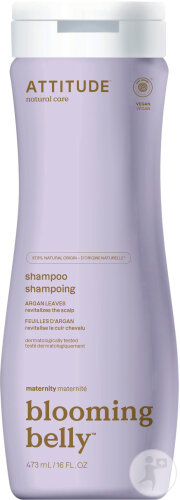 Attitude Blooming Belly Maternité Shampoing Naturel Argan Flacon 473ml