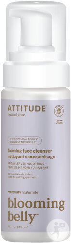 Attitude Blooming Belly Nettoyant Mousse Visage Argan Flacon-Pompe 150ml