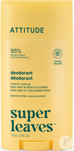 Attitude Super Leaves Déodorant Earl Grey & Concombre Frais 75g