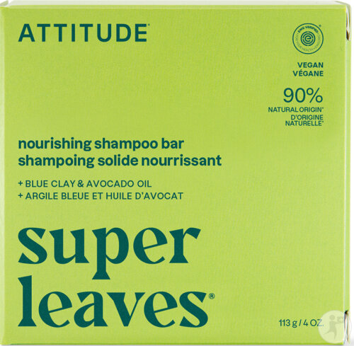 Attitude Super Leaves Shampoing Solide Nourrissant 113g