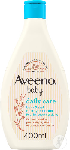 Aveeno Baby Daily Care Bain & Gel Nettoyant Doux 400ml