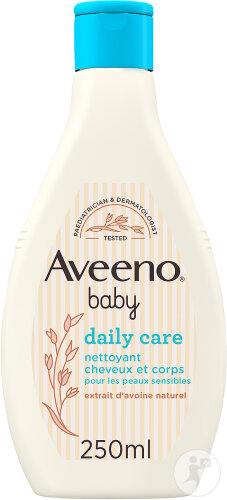 Aveeno Baby Daily Care Gel Nettoyant Cheveux & Corps 250ml