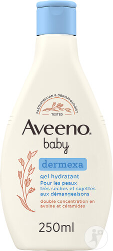 Aveeno Baby Dermexa Gel Nettoyant Émollient Flacon 250ml