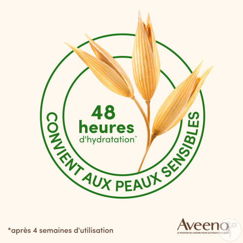 Aveeno Daily Lotion Hydratante Peaux Normales À Sèches Flacon Pompe 300ml-5