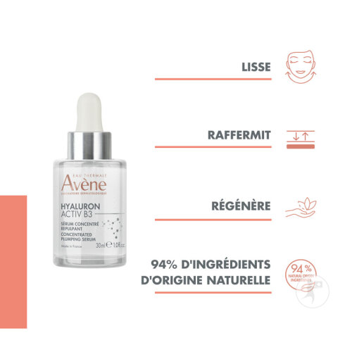 Avène Anti-Âge Hyaluron Activ B3 Sérum Concentré Repulpant Toutes Peaux 30ml-5