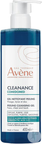 Avene Cleanance Comedomed Gel Nettoyant Exfoliant Visage, Poitrine Et Dos 400ml