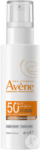 Avène Solaire IP50+ Anti-Pigmentation Fluide Quotidien Teinté Haute Protection Peau Sensible 40ml
