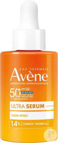 Avène Solaire Ultra Sérum IP50+ Activateur D'Éclat Vitamine Cg Peau Sensible 30ml