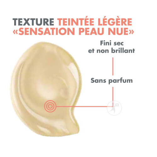 Avène Solaire IP50+ Crème Anti-Âge Teinté Très Haute Protection Peau Sensible 50ml-4