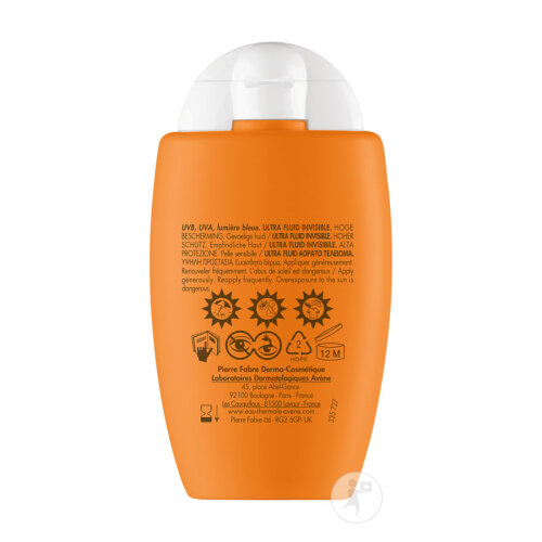 Avène Solaire IP50 Ultra Fluid Invisible Haute Protection Peau Sensible 50ml-2