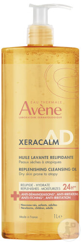 Avène Xeracalm AD Huile Lavante Relipidante Flacon Pompe 1l