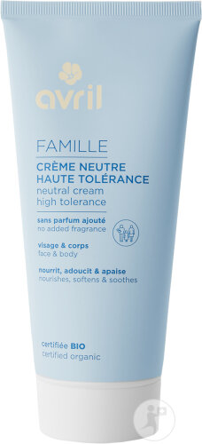 Avril Crème Neutre Haute Tolérance Visage Et Corps Tube 200ml