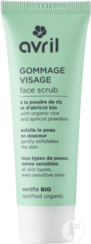 Avril Gommage Visage Tous Types De Peaux Tube 50ml