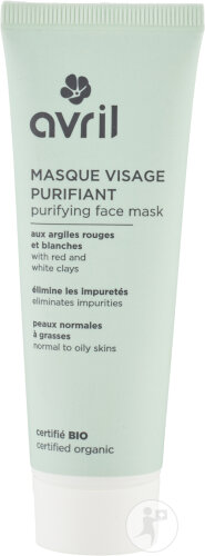 Avril Masque Visage Purifiant Peaux Normales À Grasses Tube 50ml