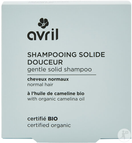 Avril Shampoing Solide Douceur Cheveux Normaux 60g