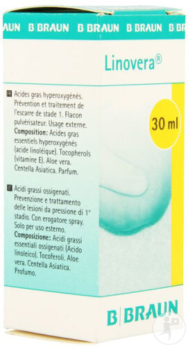 B. Braun Linovera Huile Anti-Escarres Type 1 Flacon Pulvérisateur 30ml