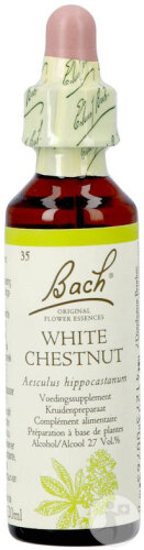 Fleurs De Bach Remedie 35 White Chestnut/Marronnier Blanc 20ml