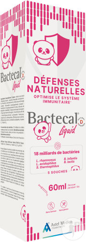 Bactecal D Liquid Système Immunitaire Défenses Naturelles Arôme Naturel D'Orange 60ml