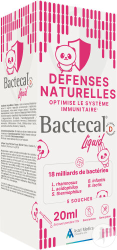Bactecal D Liquid Système Immunitaire Défenses Naturelles Arôme Naturel D'Orange 20ml
