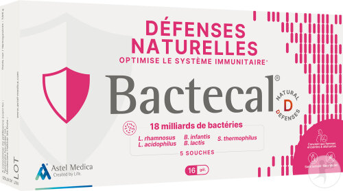 Bactecal D Système Immunitaire Défenses Naturelles Complément Alimentaire 16 Gélules