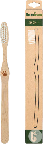 Bambaw Brosse À Dents En Bambou Souple 1 Pièce