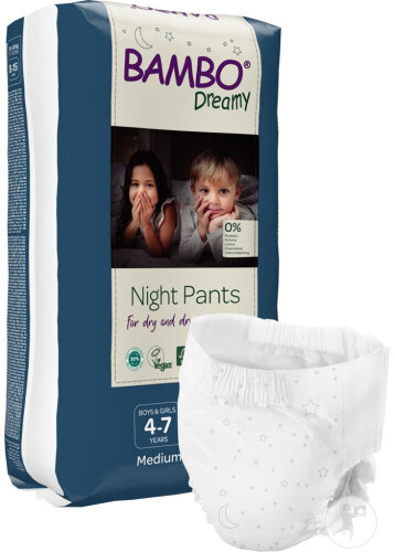 Bambo Dreamy Night Pants Culottes De Nuit 15 À 35kg 10 Pièces
