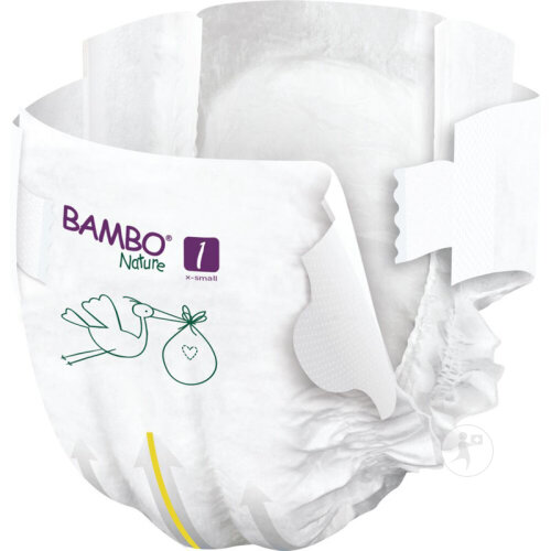 Bambo Nature Couches Bébé Taille 1 2 À 4kg Sachets En Papier 22 Pièces-3