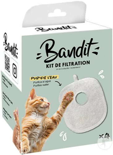 Bandit Kit De Filtration Pour Fontaine À Eau 4 Sachets