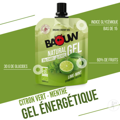 Baouw Gel Énergétique Naturel Bio Citron Vert Menthe 85g-2