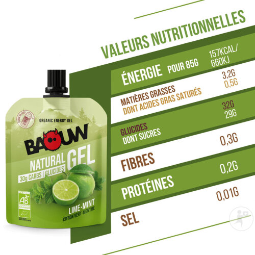 Baouw Gel Énergétique Naturel Bio Citron Vert Menthe 85g-9