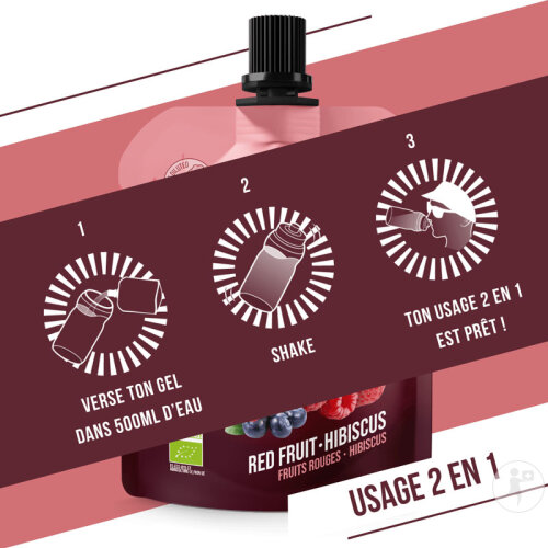 Baouw Gel Énergétique Naturel Bio Fruits Rouges Hibiscus 85g-6