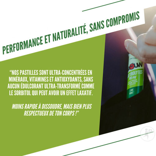 Baouw Pastilles Électrolytes Citron Vert Menthe 10 Pièces-5