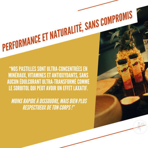 Baouw Pastilles Électrolytes Mangue Ananas 10 Pièces-6