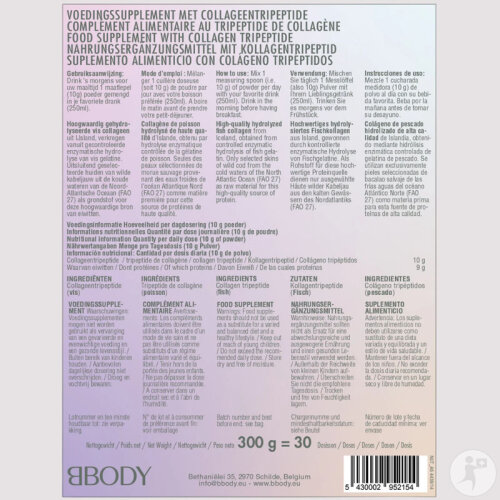 BBody 100% Collagène Hydrolysé 300g-5