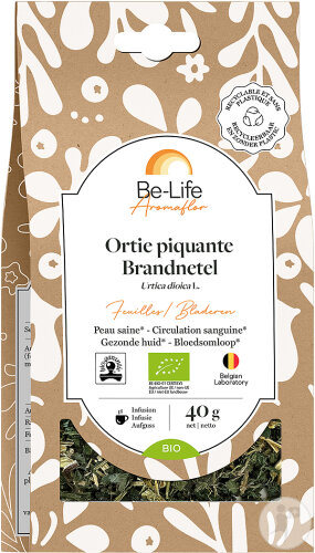 Be-Life Aromaflor Ortie Piquante Drainage-Élimination Bio Sachet 40g