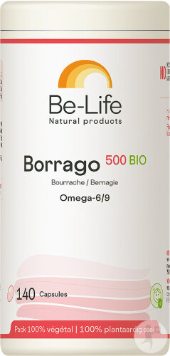 Be-Life Borrago 500 Bio 140 Gélules