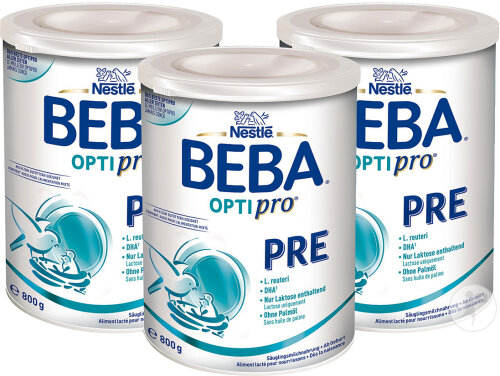 Beba Optipro Pre Lait De Départ 0 Mois+ Trio-Pack 3x800g