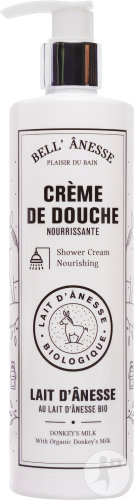 Bell'Anesse Crème De Douche Nourrissante Au Lait D'Ânesse Bio Flacon-Pompe 400ml