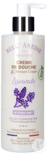 Bell'Anesse Crème Douche Lait Ânesse Lavande Flacon-Pompe 400ml