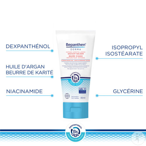 Bepanthen Derma Baume Visage Réparateur Intense Peaux Extrêmement Sèches 30g-6