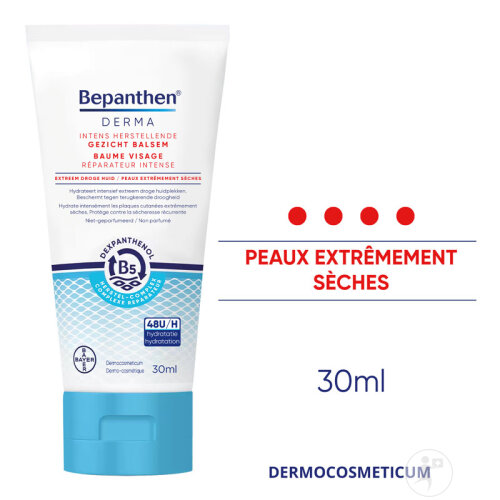 Bepanthen Derma Baume Visage Réparateur Intense Peaux Extrêmement Sèches 30g-8