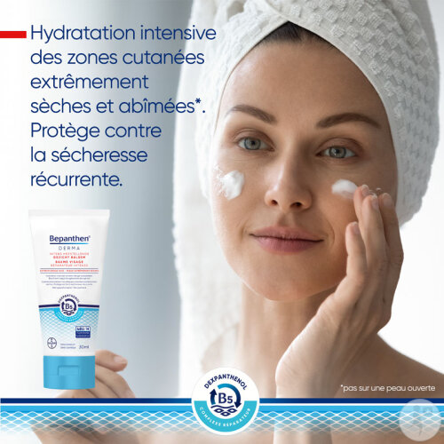 Bepanthen Derma Baume Visage Réparateur Intense Peaux Extrêmement Sèches 30g-10