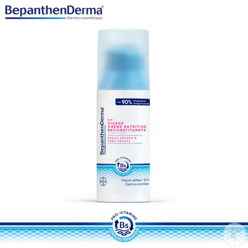 BepanthenDerma Crème Nutritive Reconstituante Visage Peaux Sèches À Très Sèches 50ml-2