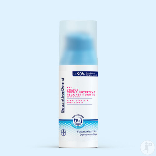 BepanthenDerma Crème Nutritive Reconstituante Visage Peaux Sèches À Très Sèches 50ml-9