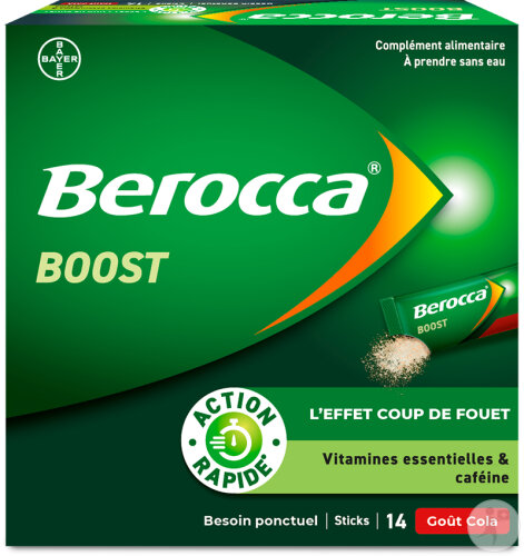 Berocca Boost Goût Cola Effet Coup De Fouet 14 Sticks